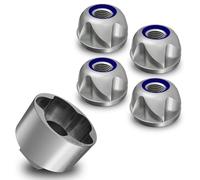 Adventure Xperience Écrou de sécurité anti-vol M6 M8 M10 M12 en acier inoxydable - autobloquant (4 écrous 1 écrou)