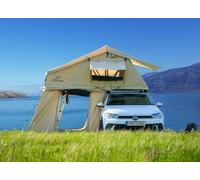 Adventure Xperience Tente de toit de voiture avec auvent 140 x 240 cm pour 2 personnes - Auvent réglable en hauteur - Matelas confortable inclus - Résistant à la pluie - Colonne d'eau de 5000 mm