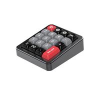 Adventurers K812 Pavé numérique mécanique filaire, pavé numérique RVB 19 touches remplaçable à chaud, macro programmable, câble de type C amovible, commutateur de mode jeu/bureau - pour PC/ordinateur