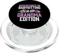 Adventures in Babysitting Grandma Edition Grandma PopSockets PopGrip pour MagSafe
