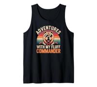 Adventures with My Fluff Commander - Motif Chien Chow Chow Débardeur