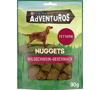 Purina Friandises pour chien Adventuros Nuggets – pâte de sanglier, faible teneur en gras – 6 x 90 g