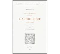Advertissement Contre l'Astrologie Judiciaire