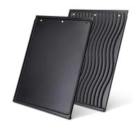 Adviace 56041 56040 Plaque de Cuisson réversible en Fonte pour Barbecue Napoléon Prestige 500 Prestige Pro 500 Lex 485 605 730