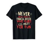 Advisor Financial Advisor Who Runs Half Marathon Humour de course T-Shirt