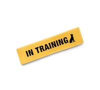 Advivio in Training Dog Leash Wrap avec étiquette d'identification à suspendre, panneau d'alerte pour chien de service en dressage, accessoires pour chiens de travail