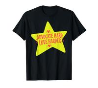 Advocate Hard Love Harder Star, Professeur d'éducation spécialisée T-Shirt Graphique avec Valeur