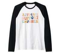 Advocate Support Empower Social Worker Graduation MSW Groovy Manche Raglan