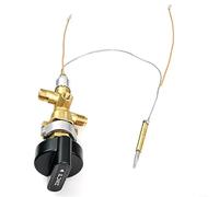 Advokingtap 1 ensemble d'accessoires de four pour valve à gaz avec protection anti-flamme, assemblage pilote pour cuisine, réparation de cuisine, construction métallique (C)