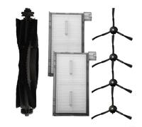 Advokingtap 1 kit de filtre à brosse latérale principale pour aspirateur X8 Pro SS, pièces de nettoyage en plastique nylon pour enlever les débris de sol de la maison