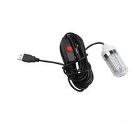 Advokingtap 1 lampe de pêche sous-marine LED 5 V avec port USB, lampe de recherche de poisson pour attirer les crevettes, les calmars, le bar, la truite dans la pêche de nuit depuis les bateaux ou les