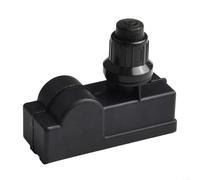 Advokingtap 1 lot d'allumage électronique à impulsion avec fil pour chauffage de terrasse, poêle à gaz, four, gril, pièce de rechange à bouton-poussoir noir pour chauffage extérieur (NB700B1)