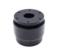 Advokingtap Adaptateur de volant à libération rapide pour simulateur Moza Turn Direct Drive Racing - Alliage d'aluminium - Design à 6 trous - Noir - 55 mm