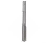 Advokingtap Alésoir de mandrin HSS H7 de 18 mm avec 6 cannelures droites, machine à tige ronde gris argenté pour fraisage de l'aluminium, de la fonte et du cuivre
