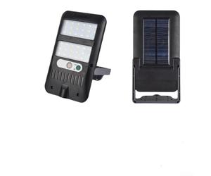 Advokingtap Applique murale solaire LED d'extérieur avec détecteur de mouvement IP65 étanche avec support rotatif Noir (4)