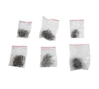 Advokingtap Assortiment de 3000 clous de soudage en acier inoxydable 06 mm/08 mm en forme de V M pour agrafeuse à chaud, réparation en plastique de pare-chocs de voiture, tableaux de bord, (1800)