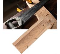 Advokingtap Boîte à onglets pour le travail du bois pour des coupes précises à angle de 45° et 90° dans le bois, gabarit de coupe de serrage en bois 300 x 95 x 58 mm
