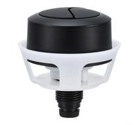 Advokingtap Bouton de chasse d'eau avec vanne de vidange contrôlée par fil, pression latérale supérieure pour une double utilisation dans différents modèles de toilettes (noir)
