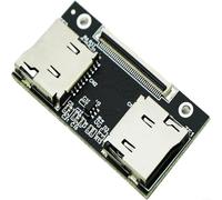 Advokingtap Carte adaptateur SSD pour carte SD SDXC TF 40 broches pour CE ZIF SSD, compact 1 x 1,8 pouces, haute capacité jusqu'à 1 To