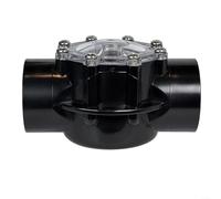 Advokingtap Clapet anti-retour à angle de 180 degrés pour piscine, spa, plomberie, empêche le refoulement, s'adapte aux raccords standard de 5 à 6,3 cm, poignée facile pour l'entretien