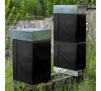 Advokingtap Couverture d'hiver pour ruche d'abeilles, housse isolante à 2 couches, tissu Oxford 600D, couches intérieures isolantes pour la plupart des ruches d'abeilles (194,3 cm)