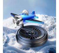 Advokingtap Diffuseur de désodorisant pour voiture, style hélice de chasseur, décoration pour intérieur de voiture (bleu)