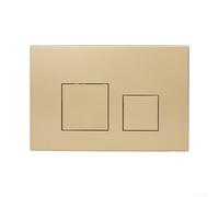 Advokingtap Double plaque de chasse compatible avec les modèles Geberit - Cadre à boutons chromés - Élégant - Plusieurs options de couleur - Construction en plastique pour salle de bain et toilettes