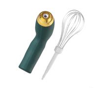 Advokingtap Fouet à main électrique, batteur à œufs portable sans fil avec batteur bipolaire avec 3 modes de vitesse pour œufs, crème milkshake, beurre, nourriture pour bébé