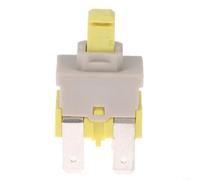 Advokingtap Interrupteur à bouton-poussoir autobloquant 16 A 250 VAC 4 broches en métal électronique pour lave-vaisselle aspirateur réparation