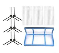 Advokingtap Kit de 10 pièces de rechange pour aspirateur robot Zaco pour V3 V3S V5 V5S V5S Pro, brosse latérale de rechange pour nettoyage de la maison