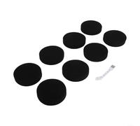 Advokingtap Kit de 9 filtres en mousse et feutre, compatible avec BISSELL pour POWERFORCE, HELIX Turbo, pour CLEANVIEW Swivel, modèles d'aspirateur vertical 1608225 1640811