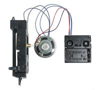 Advokingtap Kit de mouvement d'horloge murale avec mécanisme pendule à quartz de 17 mm et boîte à musique pour horloges vintage et amateurs de réparation à la maison