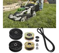 Advokingtap Kit de pignon de courroie de tondeuse à gazon de 76,2 cm compatible avec TimeMaster 131-4529 125-2532