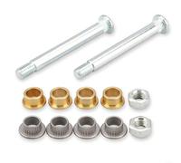 Advokingtap Kit de réparation de goupille de charnière de porte et bague de rechange pour Ford 1986-2012 pour Mercury 1982-2011 Remplace la porte avant gauche ou droite en alliage