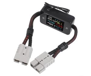 Advokingtap KWS-DC26 Analyseur de batterie pour moto électrique avec mesure bidirectionnelle et enregistrement des données, 8-80 V DC, 0-50 A DC analyse de puissance (pour Anderson-50A)