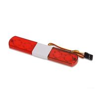 Advokingtap Lampe de poche LED pour voiture télécommandée, simulation 1/10 1/8, lumière d'alarme multifonctionnelle, 9 modes CH3, récepteur LED télécommandé, alimentation M9(A)