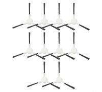 Advokingtap Lot de 10 brosses latérales de rechange pour aspirateurs Mova E30 et Ultra Robot, poils en nylon et plastique, améliore le nettoyage des bords et des coins pour un usage domestique