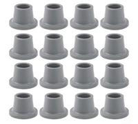 Advokingtap Lot de 16 pieds de rechange pour chaise de douche, siège de bain, tabourets de douche et banc de transfert, pieds à ventouse en caoutchouc antidérapant, insert en métal renforcé, diamètre