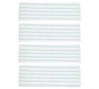 Advokingtap Lot de 2/4 housses de balai de rechange pour balai Leifheit pour balai d'essuie-glace Profi XL Cotton Plus, turquoise, 48 x 17 cm, lavables pour le nettoyage du vinyle, du carrelage, du