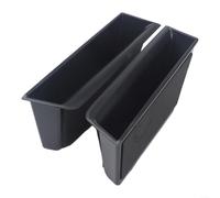 Advokingtap Lot de 2 boîtes de rangement pour accoudoir de porte avant de voiture en ABS noir compatible avec Mercedes Benz GLK X204 2008-2015, idéal pour l'organisation intérieure du véhicule
