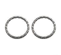 Advokingtap Lot de 2 casques à roulement à billes en métal 32 mm ID pour course sur route et cyclisme
