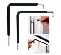 Advokingtap Lot de 2 clés de réglage de fenêtre pour fixations de fenêtre compatibles avec Siegenia, Winkhaus, Schüco, Roto, Maco, réparation de porte