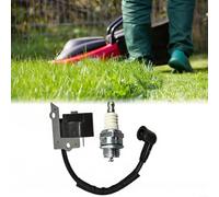 Advokingtap Lot de 2 modules de bobine d'allumage pour tondeuse à gazon 545189701 - Transformateur haute tension pour Partner et pour tondeuse à essence Snapper