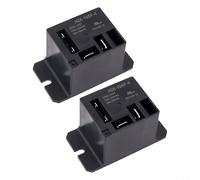 Advokingtap Lot de 2 relais de climatisation JQX-105F-4 5 V-220 V 4 broches pour systèmes de contrôle de gestion de l'alimentation des équipements industriels CVC (B)