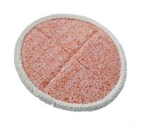 Advokingtap Lot de 5 serpillères de rechange en microfibre pour balai à franges Bissell Spinwave - Orange - Lavable - Pour carrelage en bois, stratifié, marbre