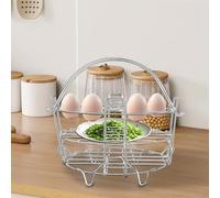 Advokingtap Panier vapeur à 3 couches en acier inoxydable avec séparateur pour cocotte minute