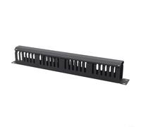 Advokingtap Panneau de brassage 48,3 cm 24 ports pour rack de câblage réseau, système de gestion de câbles robuste avec design amovible pour salles de serveurs