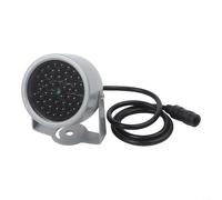 Advokingtap Panneau infrarouge 940 Nm 48 LED pour illuminateur infrarouge avec portée de 5 à 10 m pour tous les types de modules de caméra, alimentation DC 12 V
