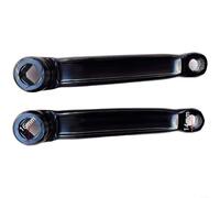 Advokingtap Pédale à grand trou 16 x 16 mm pour vélos d'appartement, bras gauche et droit en fer pour une utilisation fluide par courroie, pour vélo de fitness stationnaire droit