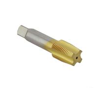 Advokingtap Pédale de vélo de 9/16 pouces filetage taraud en acier rapide outil de filetage pour l'entretien et la réparation de vélo, argent/or (doré gauche)